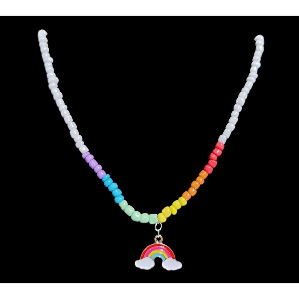 Glass Beaded Pride Necklace